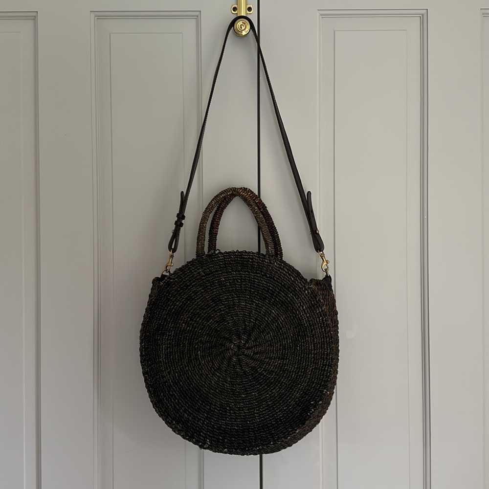 Clare V Raffia Woven Handle Bag - Picture 2 of 9